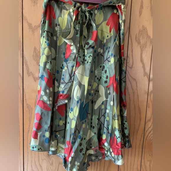 Silk Floral Skirt by Ideology - Picture 3 of 4